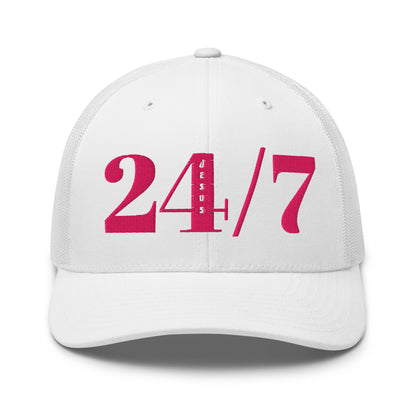 "24/7 "JESUS" Trucker Cap